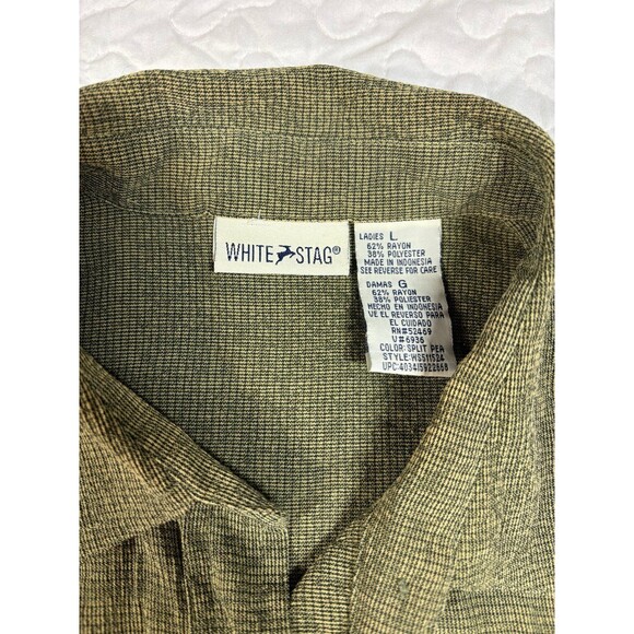White Stag Vintage Button Down Womens Fall shirt size large - Picture 2 of 6